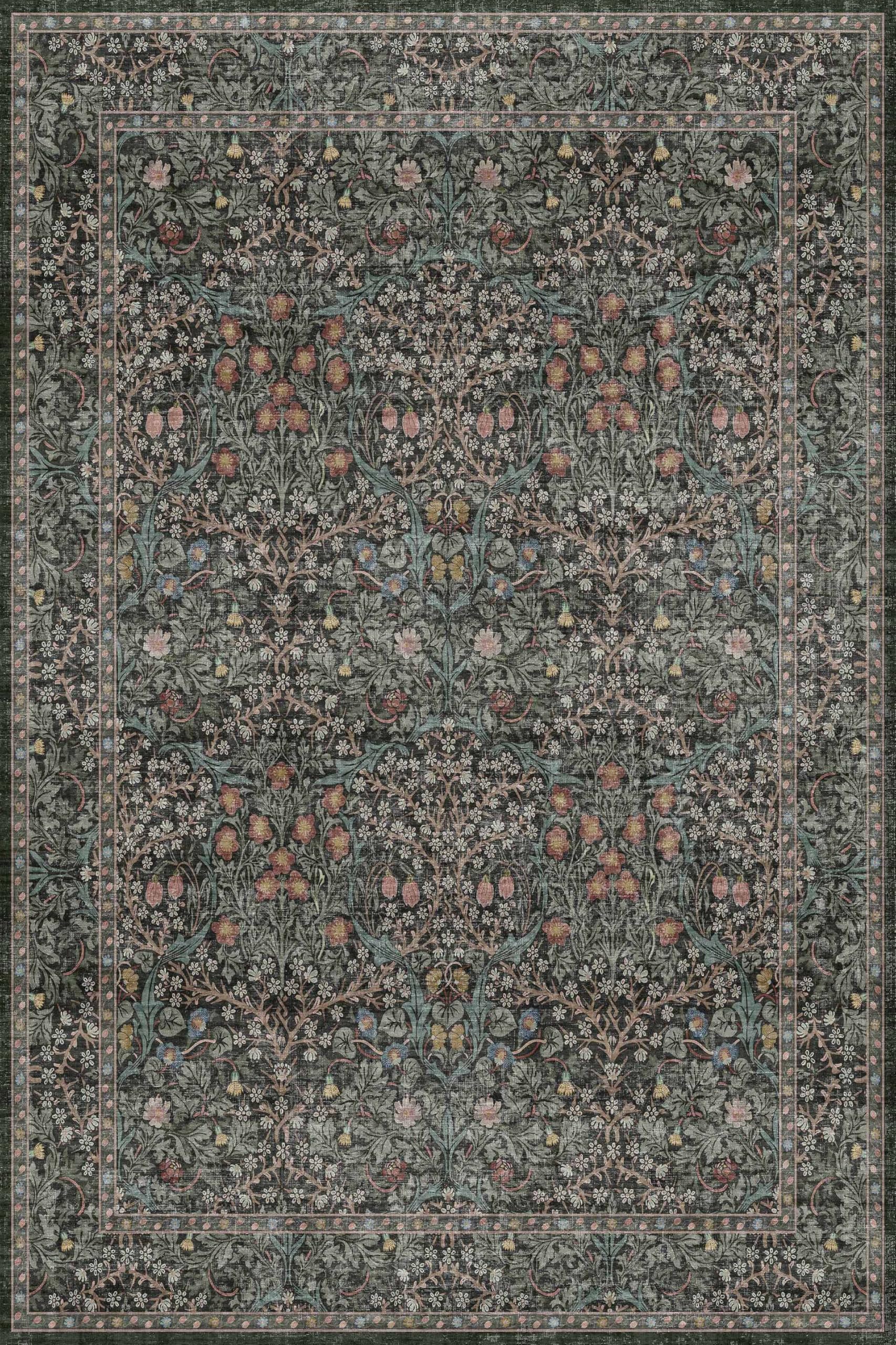 Hazo Haus pet-friendly rug resists hair, dander, and stains.