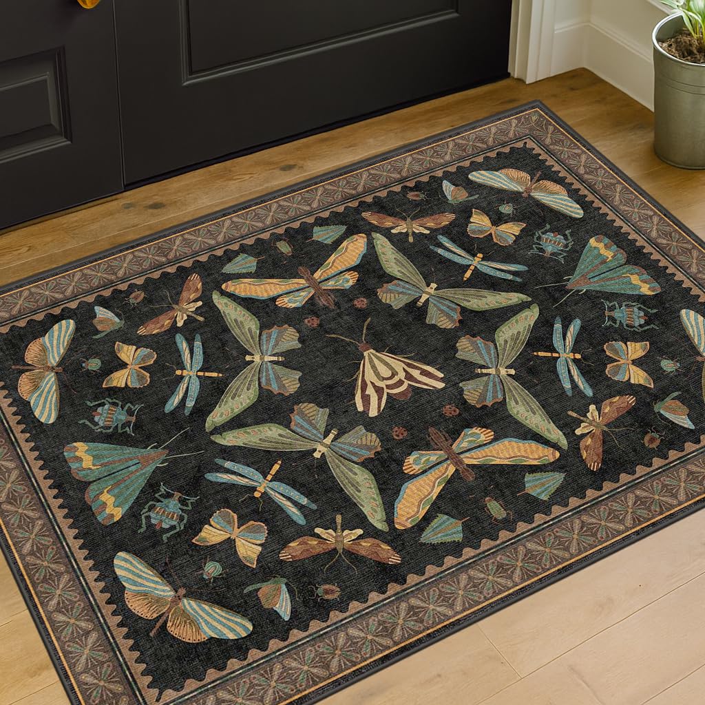 Hazo Haus kitchen-use rug ready for easy cleanups.