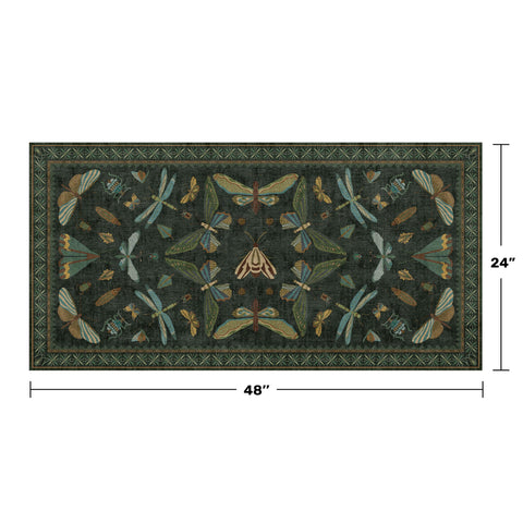 Hazo Haus textured backing rug offers secure grip on tile and wood floors