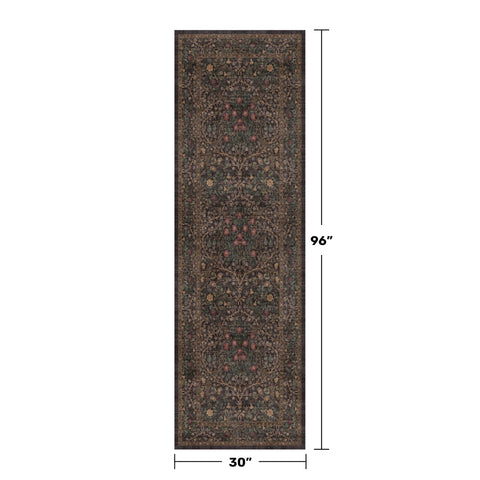 Hazo Haus Vintage Botanical Pattern enhances entryways for inviting ambiance.