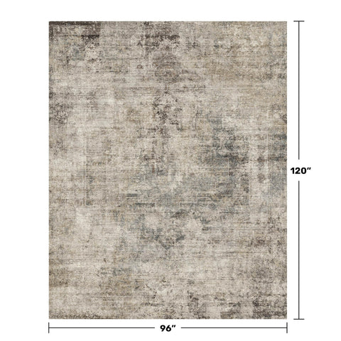 Hazo Haus vintage distressed medallion rug adds timeless charm to bedrooms.