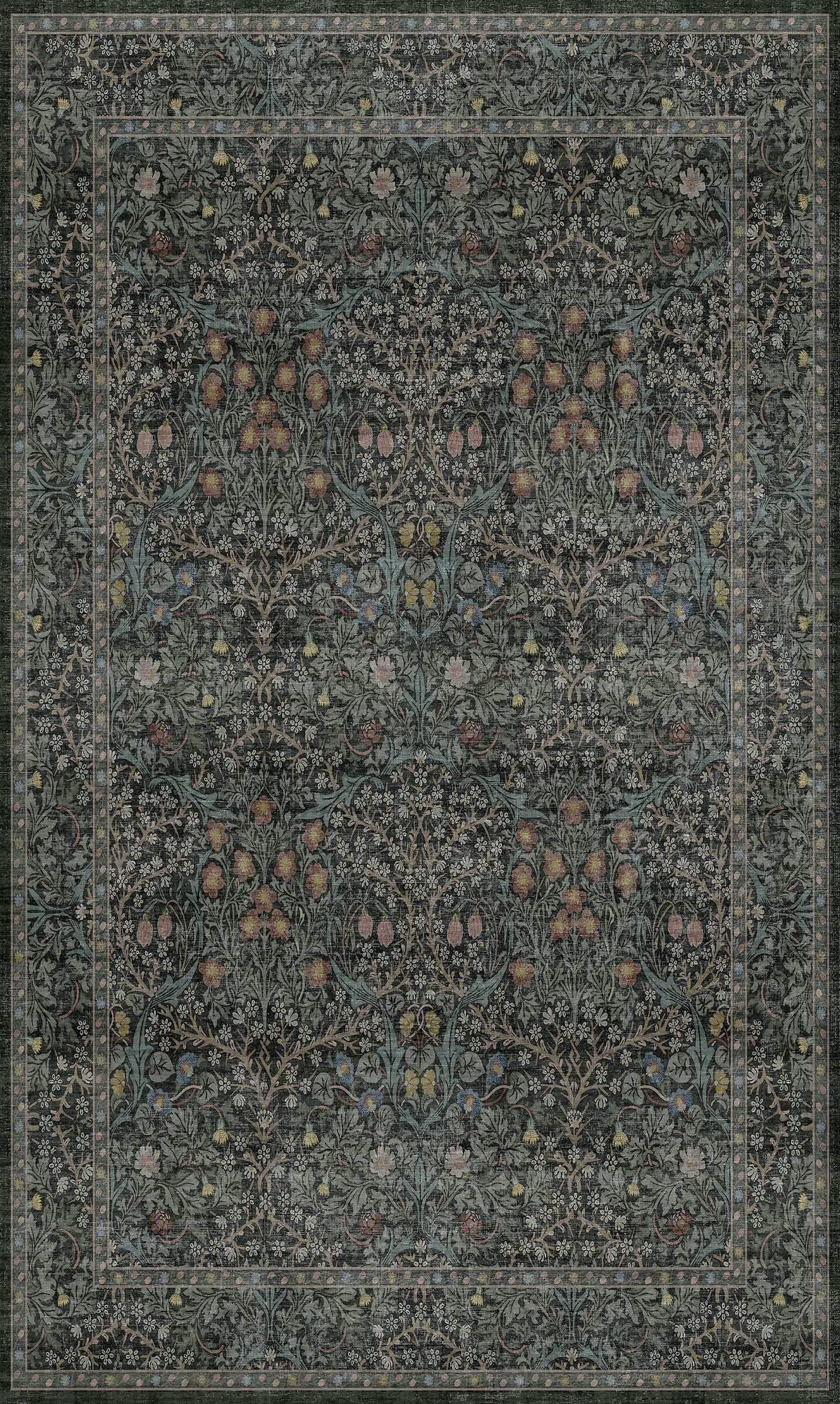 Hazo Haus care guide image showing machine-washable rug tips.