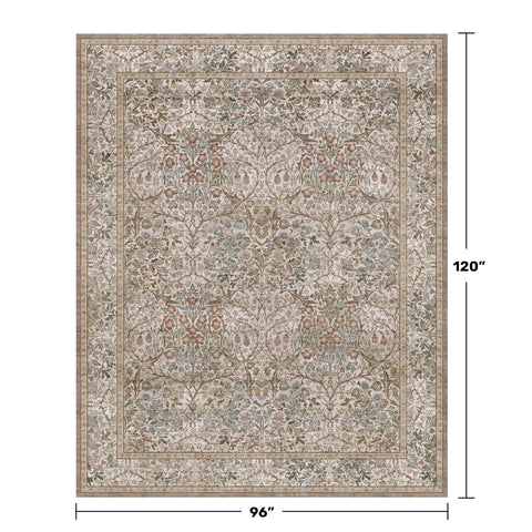 Hazo Haus moss green pattern close-up highlights botanical detail and texture