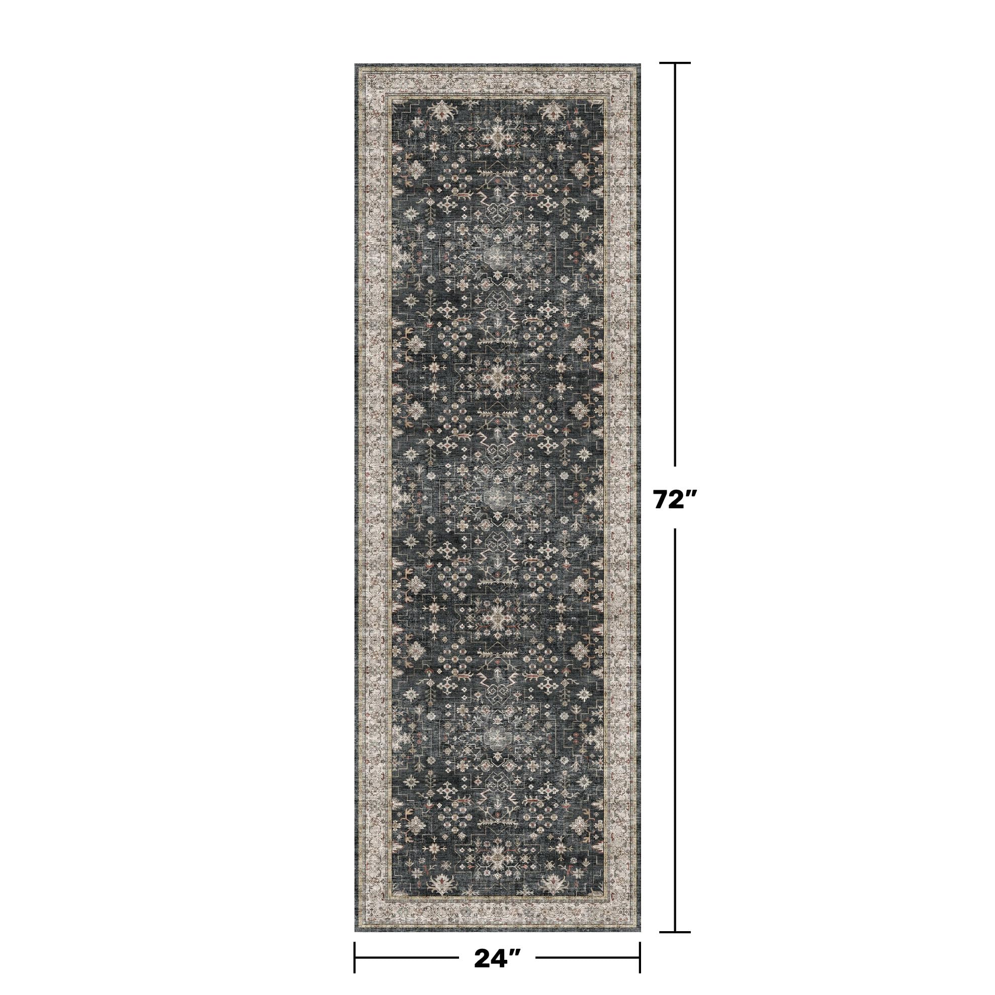 Hazo Haus washable runner in kitchen setting, showcasing easy care
