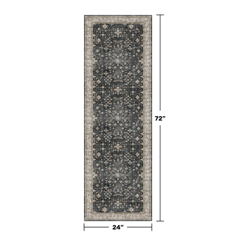 Hazo Haus washable runner in kitchen setting, showcasing easy care