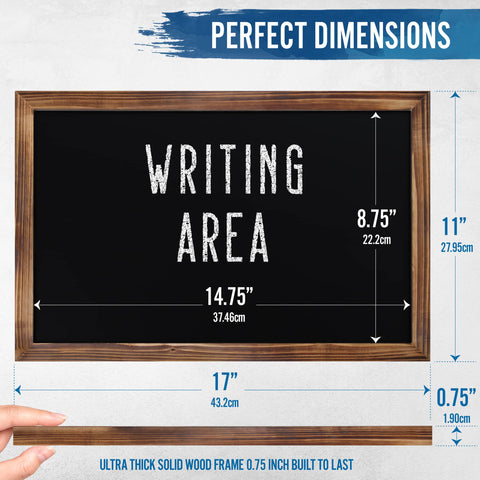 HBCY Creations magnetic porcelain surface chalkboard with versatile notes