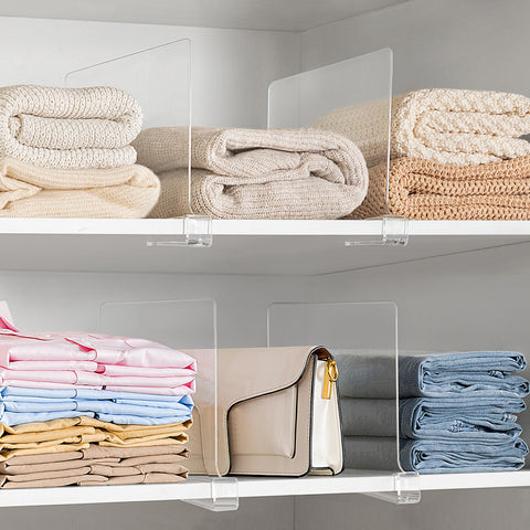 HBlife adjustable cubby width dividers adapt to different items