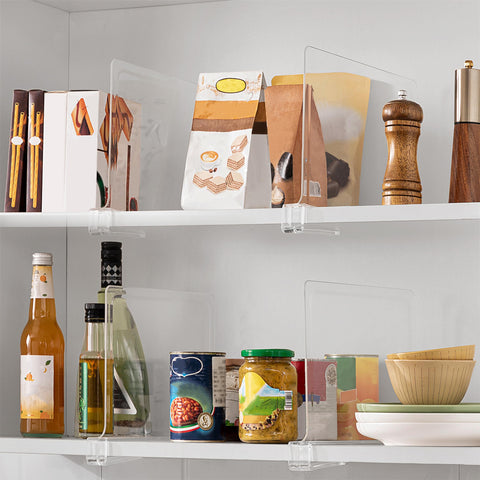 HBlife sturdy 12-inch tall dividers support lightweight items without bending.