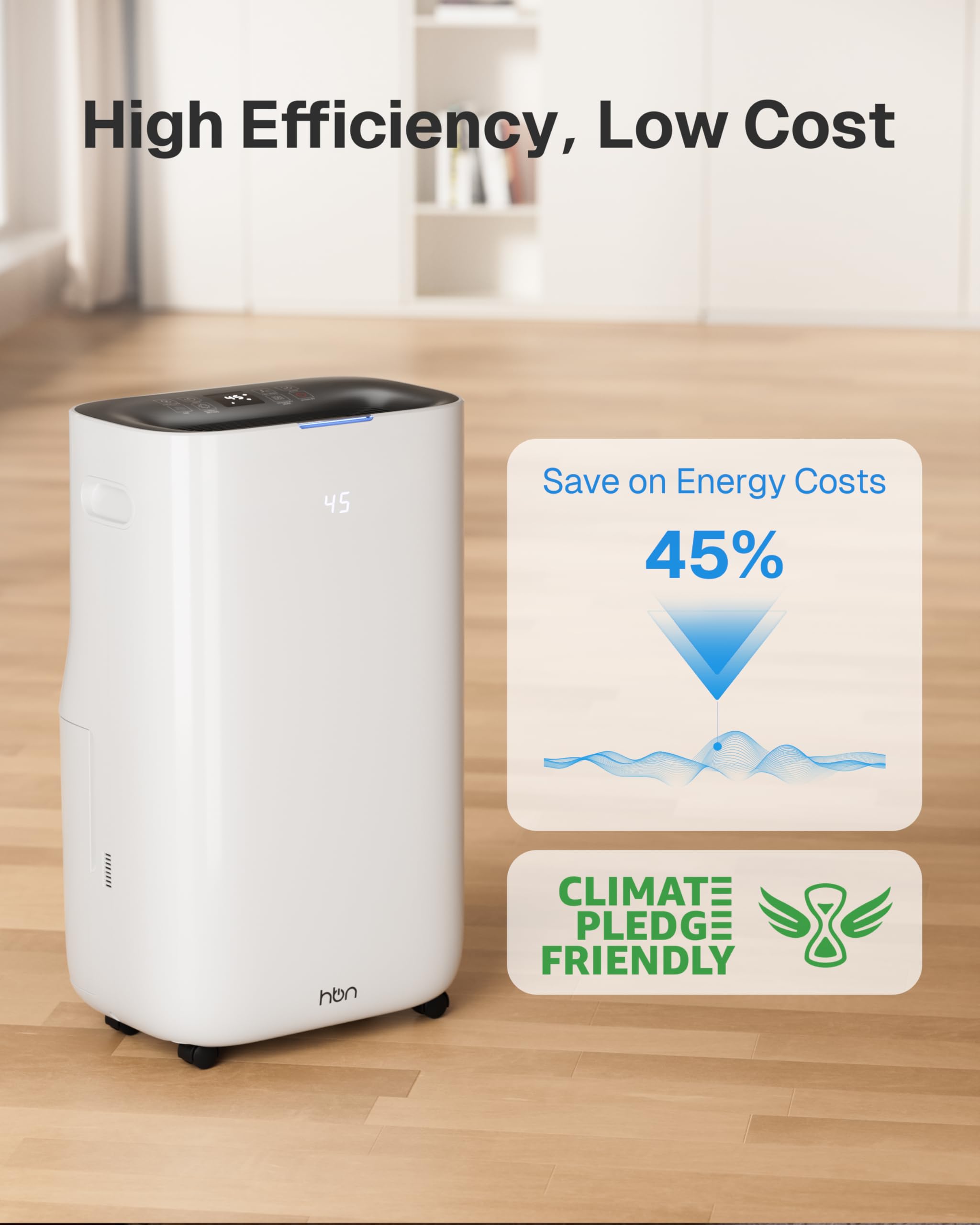 HBN dehumidifier dry clothes mode for fast moisture removal