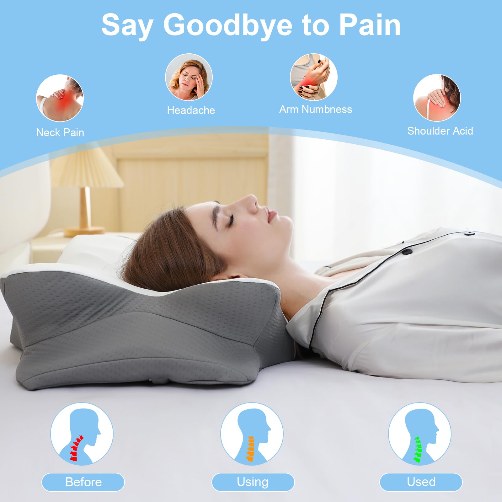 Ice silk pillowcase delivers a cooling, moisture-wicking sleeping surface.