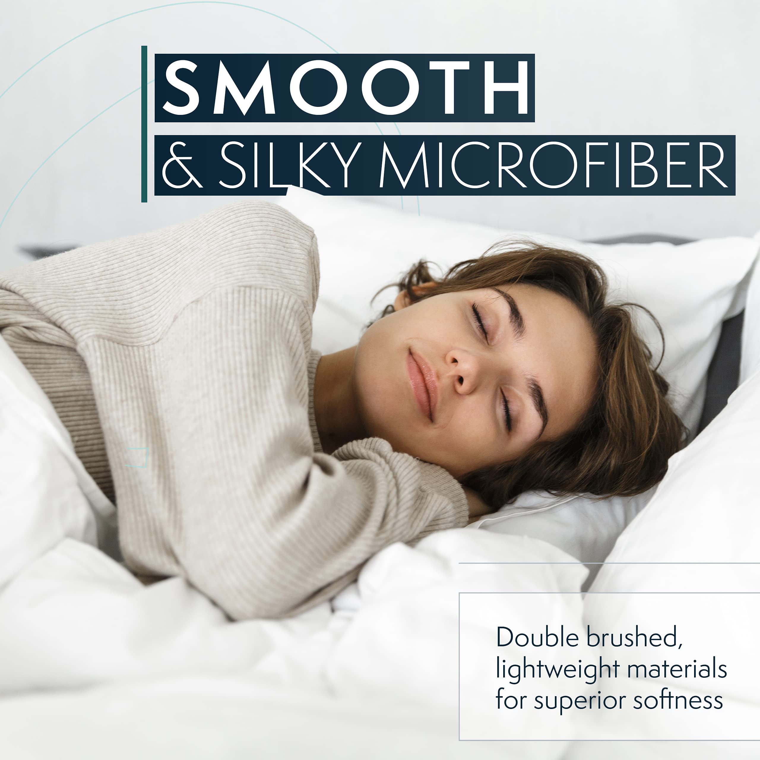 HC Collection pillowcases provide soft touch and tidy sleep setup