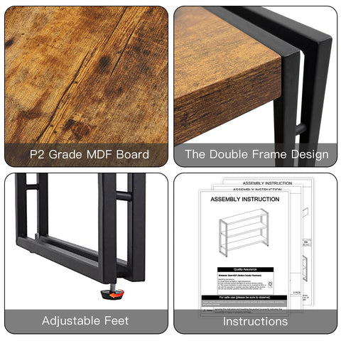 HCHQHS adjustable-legs keep shelf level on uneven floors