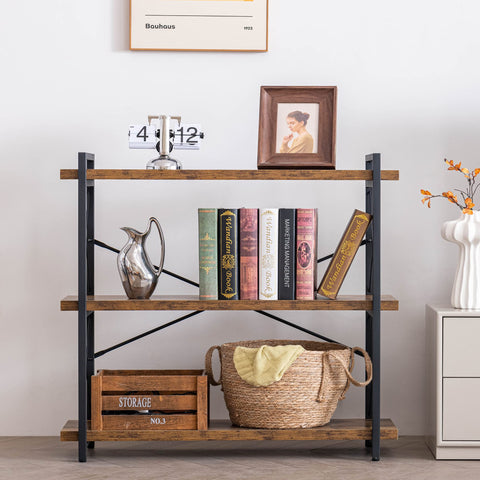 HCHQHS Bookshelf assembly process illustrating simple setup