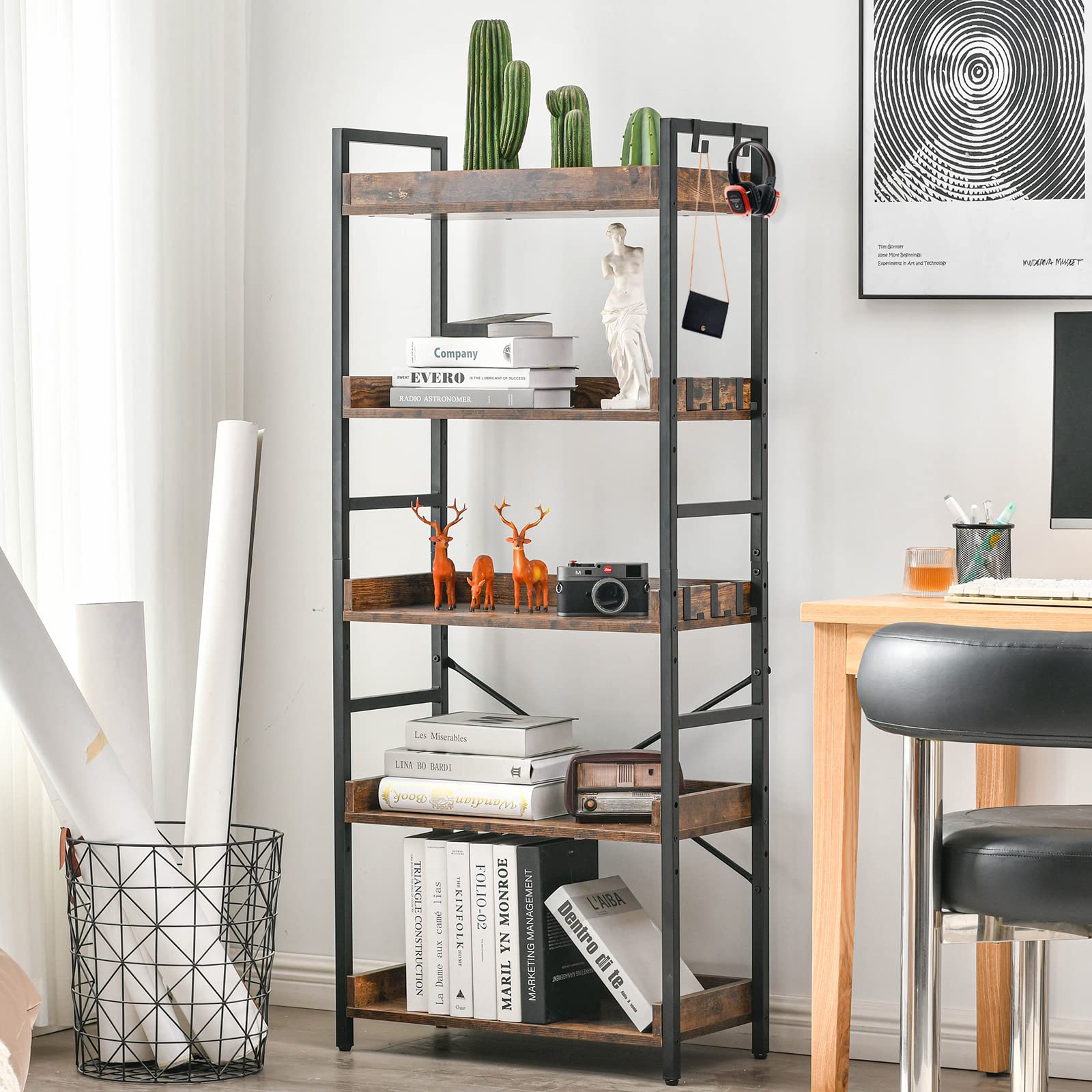 HCHQHS durable metal and MDF frame, CARB P2 compliant