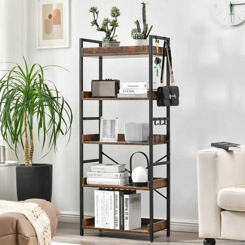HCHQHS edge protection on the bookcase helps prevent tipping