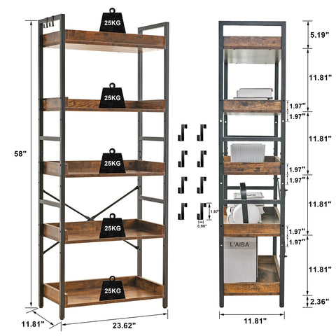 HCHQHS eight hooks for headphones, keys, or decor
