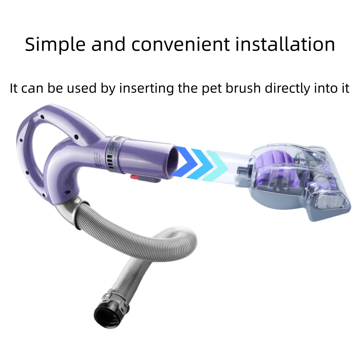 Cleaning brush included for residual hair maintenance