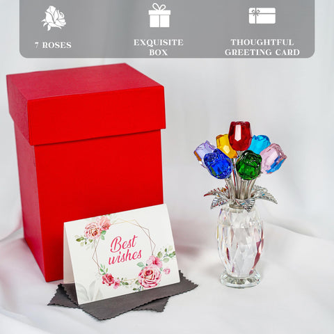 Crystal rose decor for weddings by H&D HYALINE & DORA