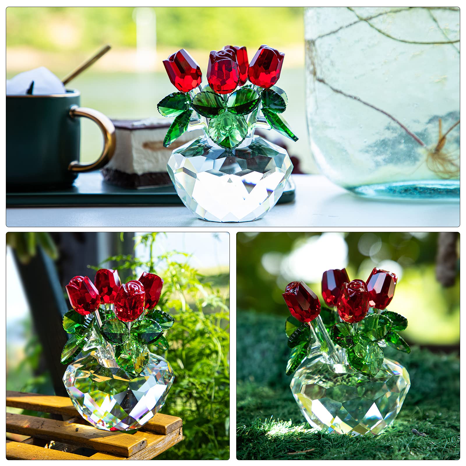 H&D HYALINE & DORA red rose gift box ready for gifting