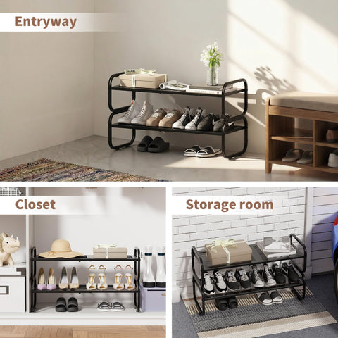 HDDTTZ garage-entryway-shoe-rack keeps footwear neat and accessible.