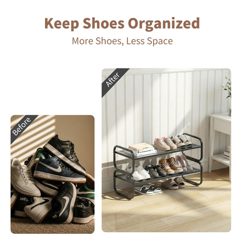 HDDTTZ shoe-rack-tower-expansion offers scalable storage for growing collections.