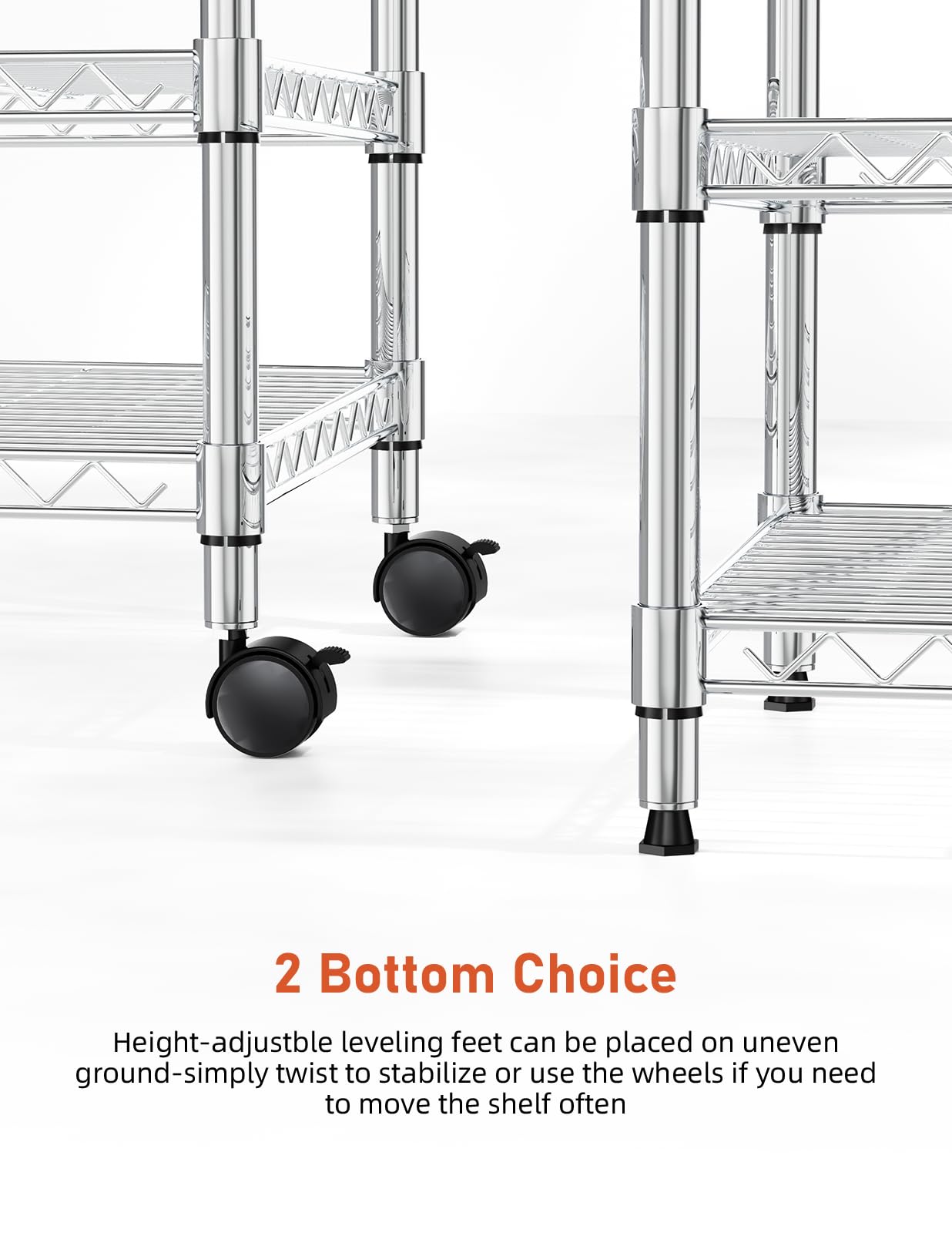 HealSmart 3-Tier Shelves compact dimensions fit small spaces