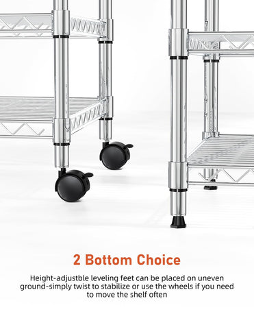 HealSmart 3-Tier Shelves compact dimensions fit small spaces