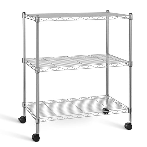 HealSmart 3-Tier Shelves front view for organized pantry storage