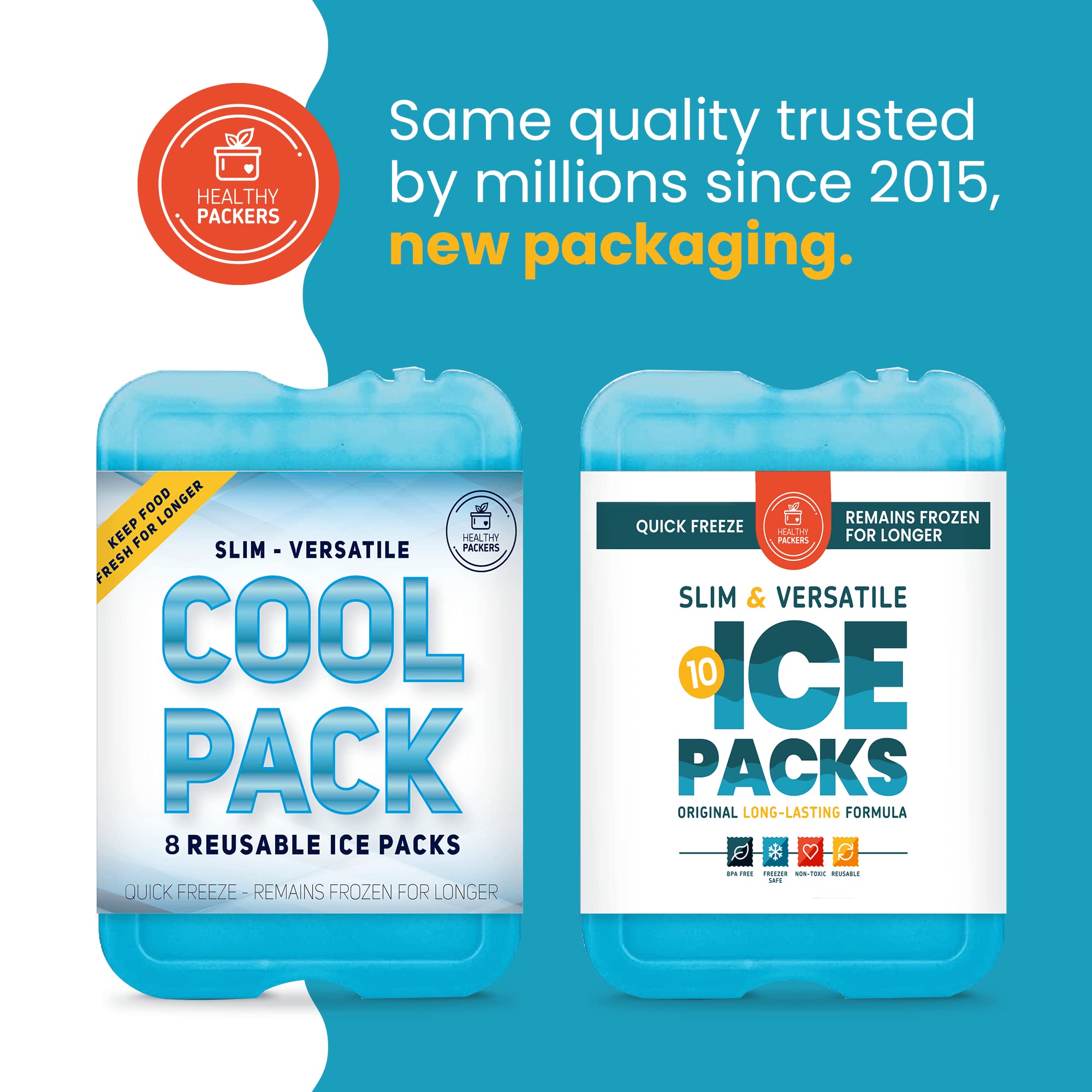 Healthy Packers breastmilk bag cool pack helps maintain milk temperature