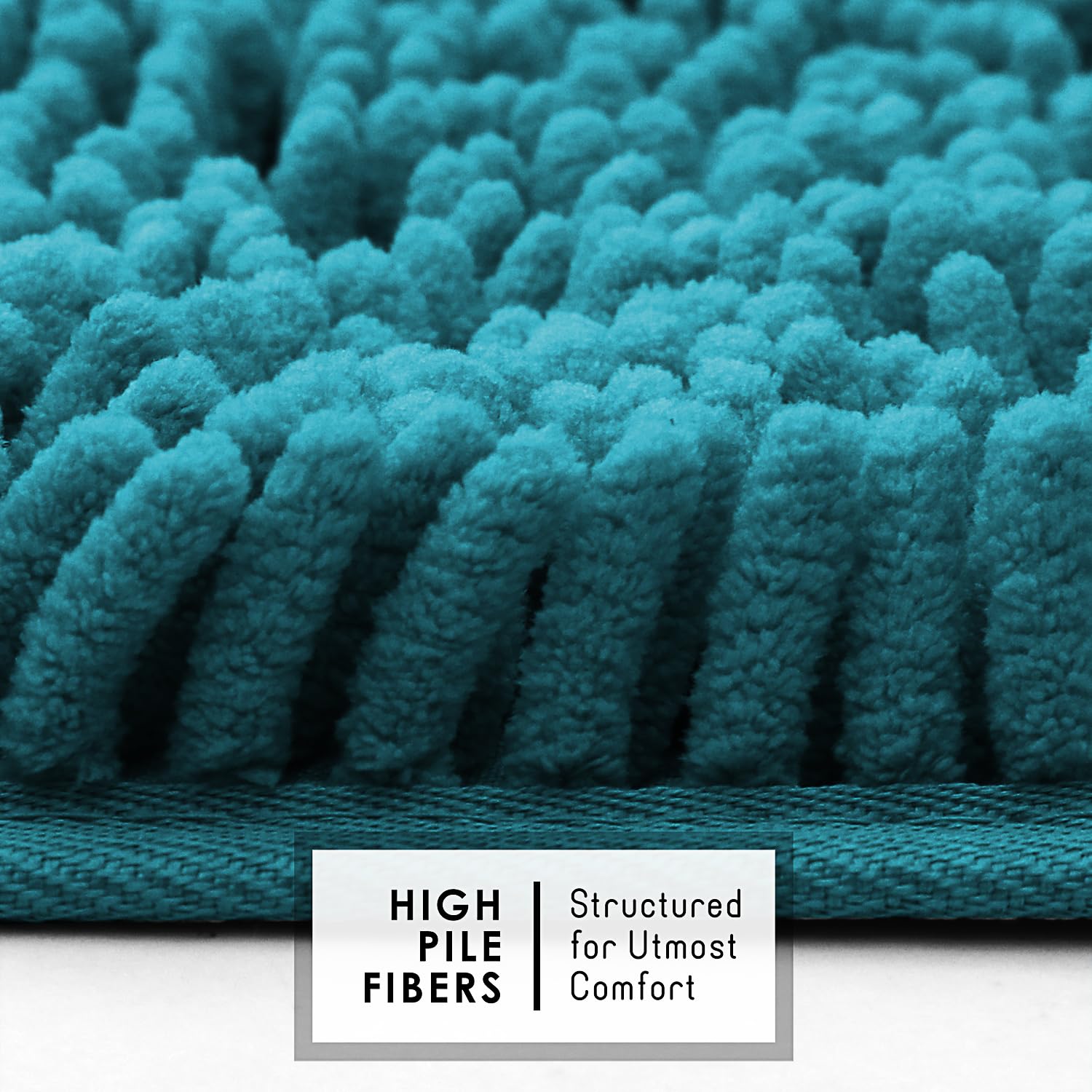 Soft surface delivers gentle steps for morning routines.