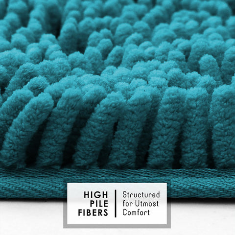 Soft surface delivers gentle steps for morning routines.