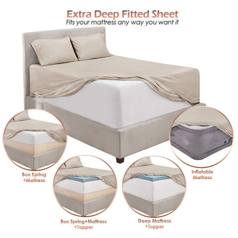 Hearth & Harbor pillowcases 20x30 complete the set with hotel-inspired edge.