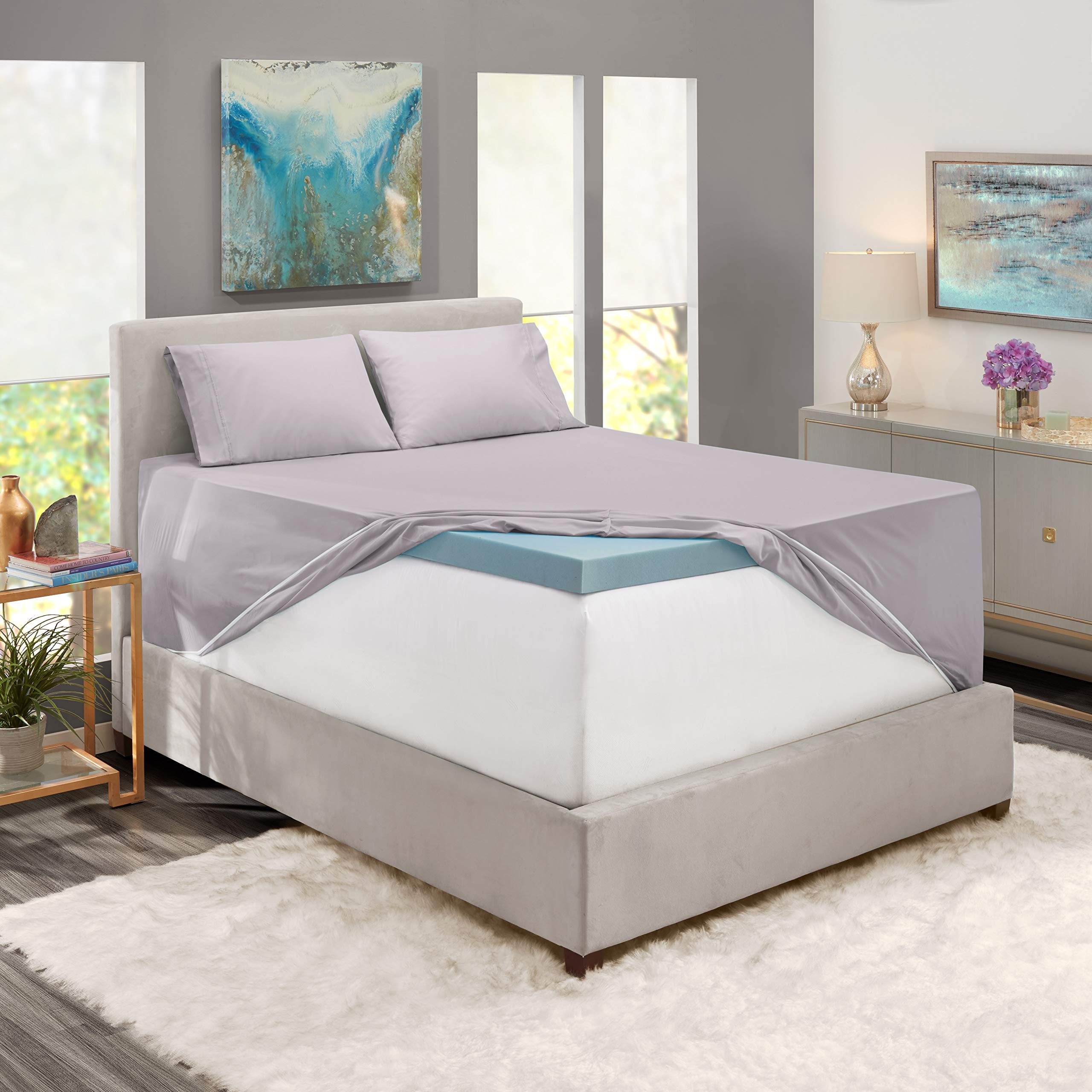 Hearth and Harbor microfiber double-brushed sheets offer a silky soft touch.