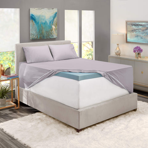 Hearth and Harbor microfiber double-brushed sheets offer a silky soft touch.