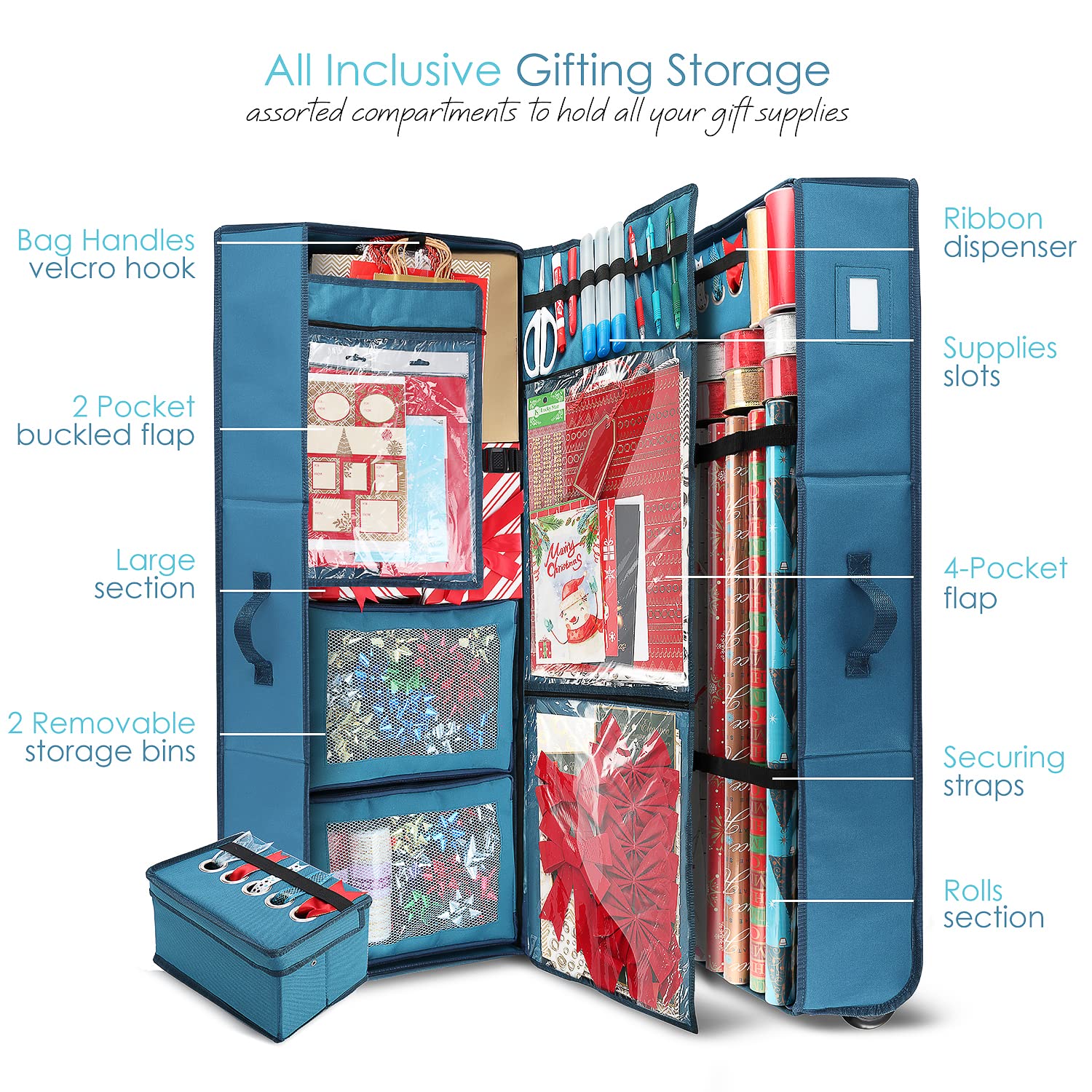 Hearth & Harbor ribbon dispenser for fast, tidy gift-wrapping