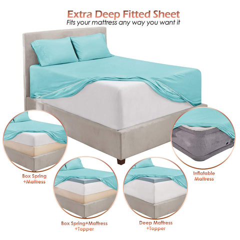 Hearth & Harbor aqua blue finish adds vibrant color while staying colorfast.