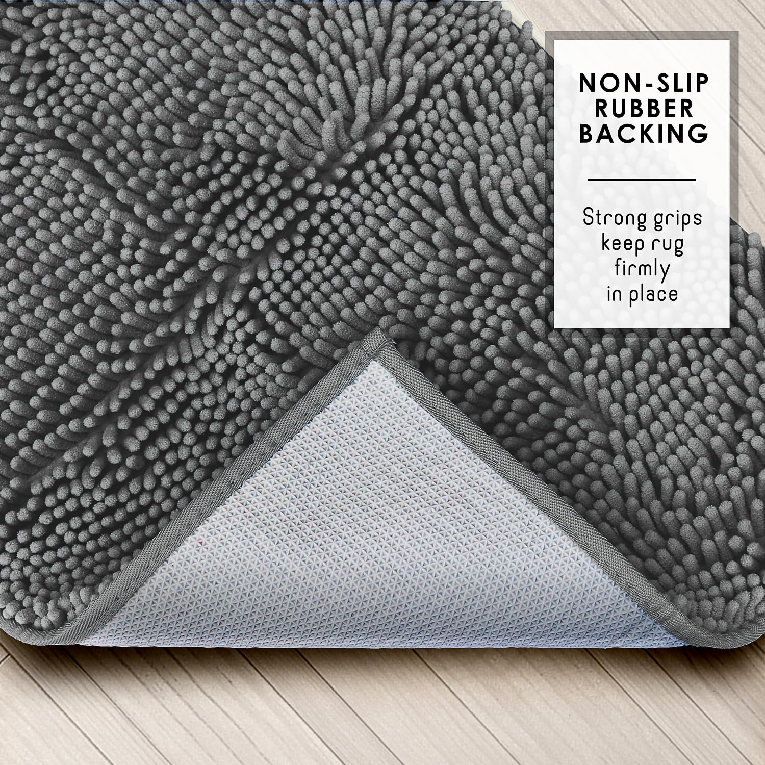 Hearth & Harbor machine-washable rug simplifies care with cold-cycle cleaning.