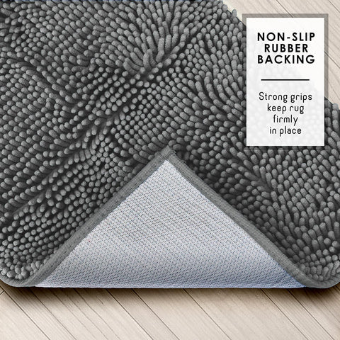 Hearth & Harbor machine-washable rug simplifies care with cold-cycle cleaning.