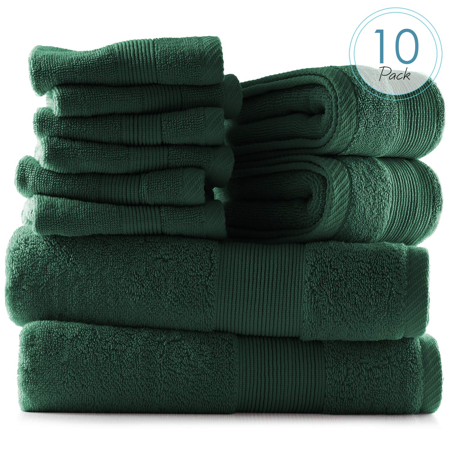 Hearth & Harbor hand towel 16x28 inches, plush and quick-drying.