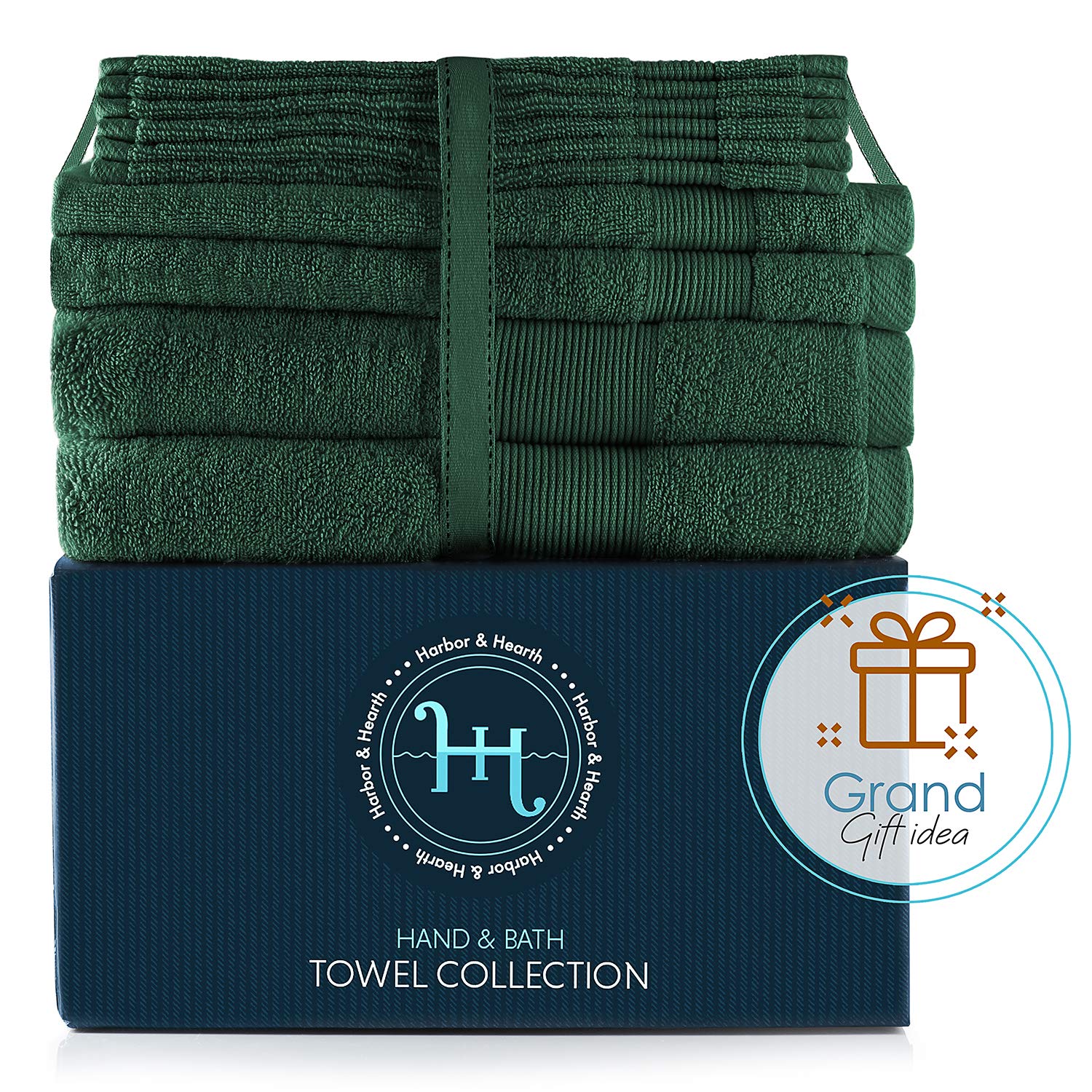 Hearth & Harbor easy care label indicates machine washability and colorfastness.