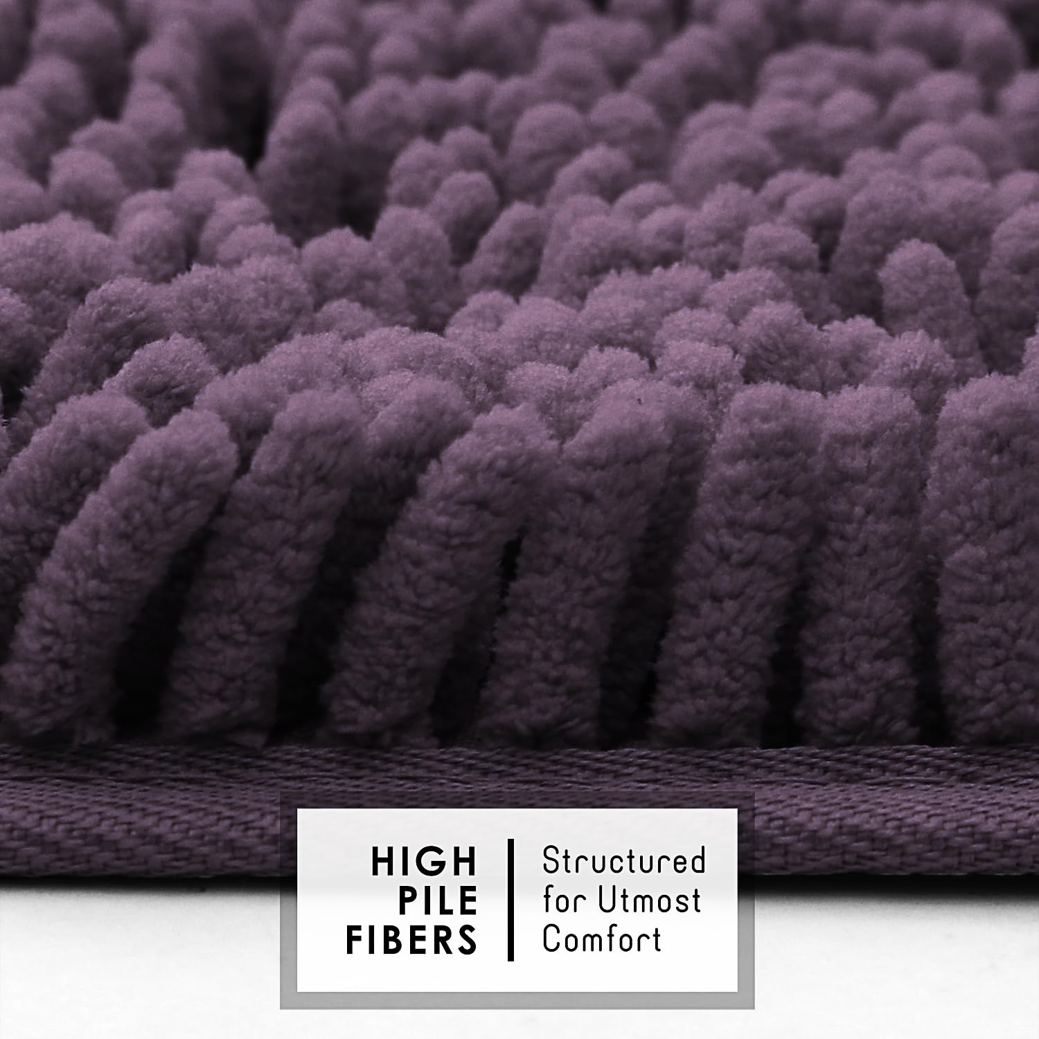 Hearth & Harbor plush looped chenille detail emphasizes loft and comfort