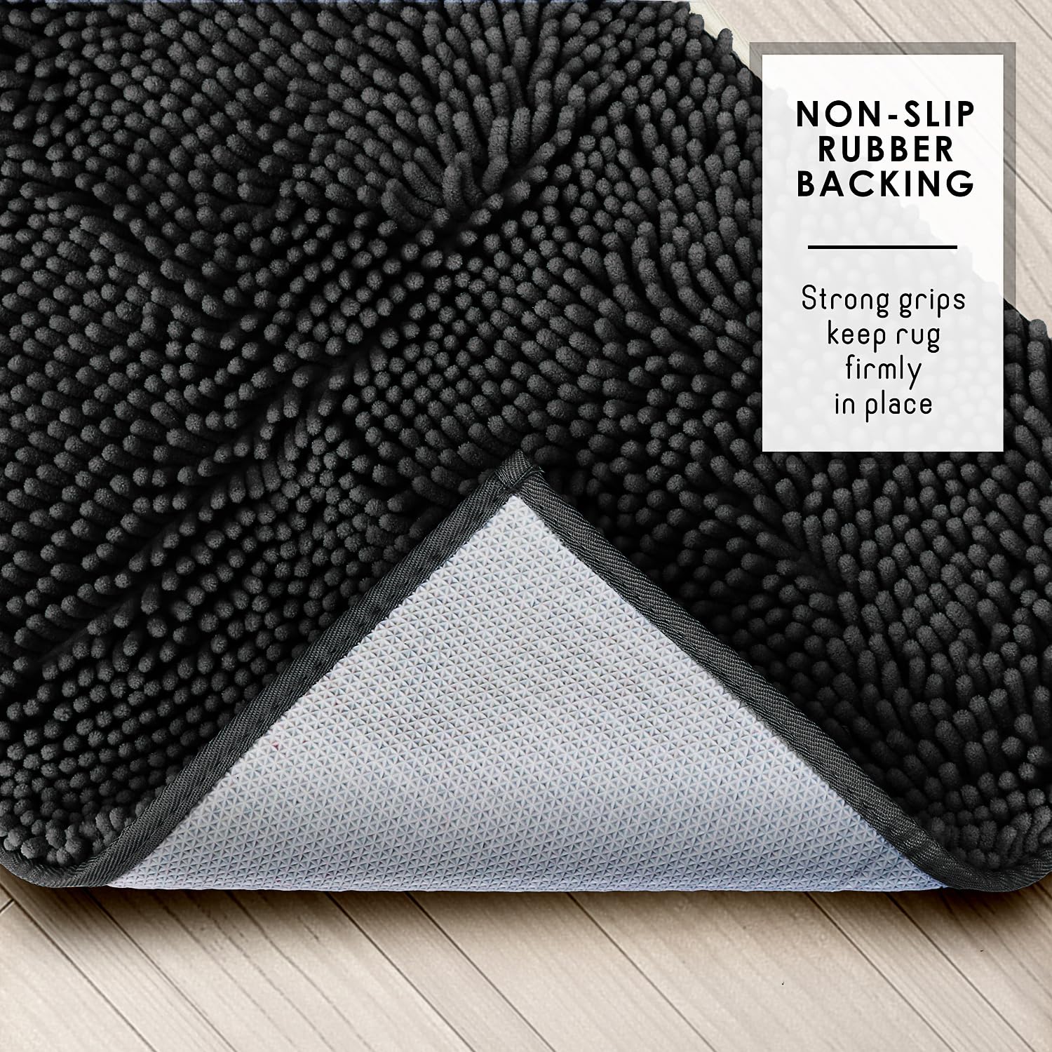 Hearth & Harbor three-piece rug set includes small and medium sizes for full coverage