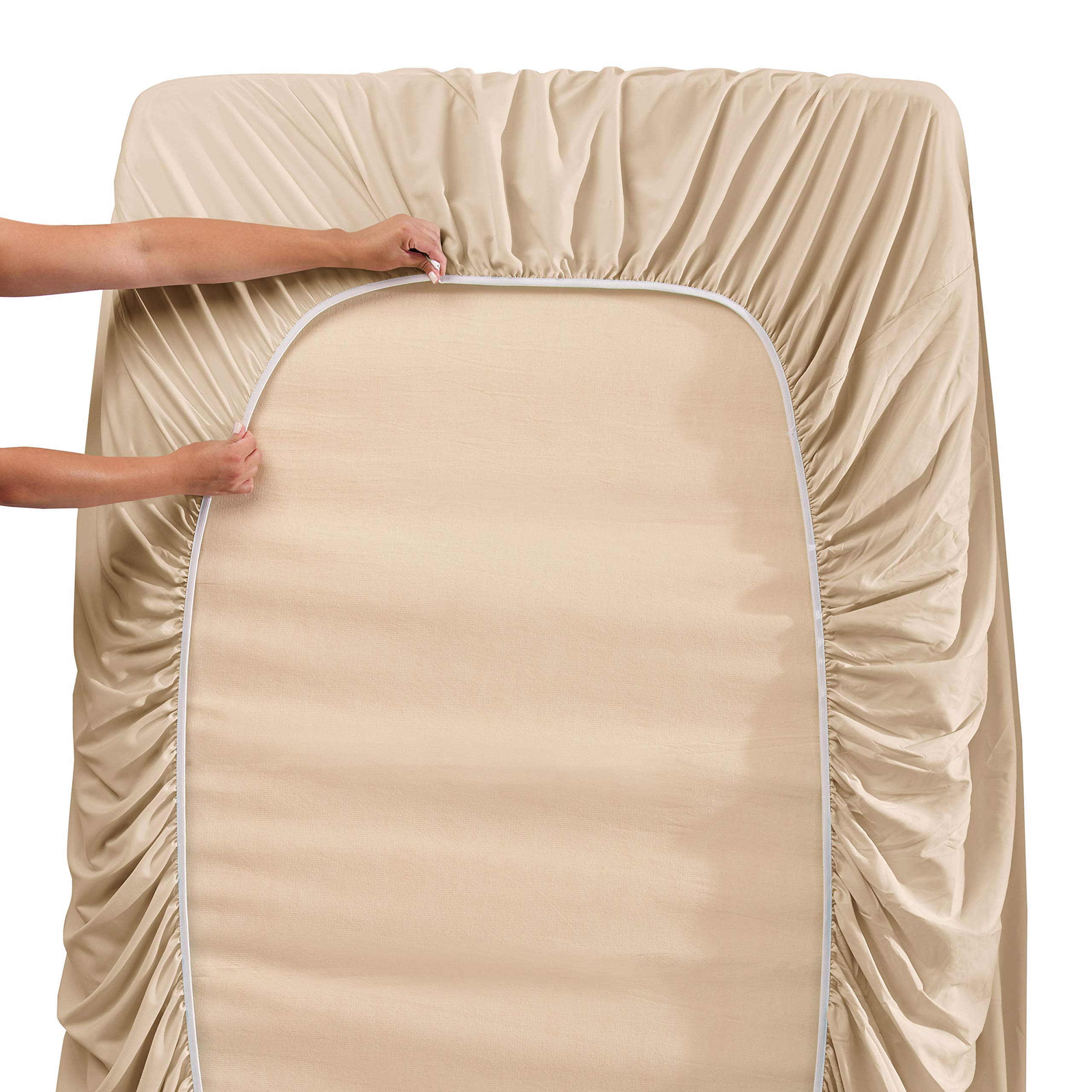 Hearth & Harbor queen pillow cases showing smooth finish