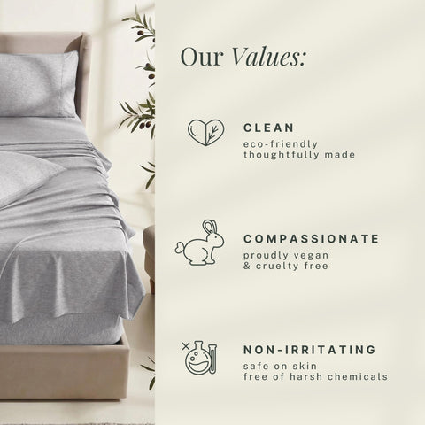 Hearth & Harbor care guide: wash cold, tumble dry low for easy maintenance.
