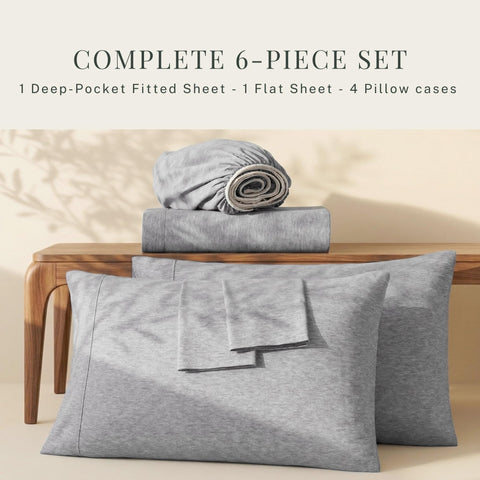 Hearth & Harbor colorfast sheets resist fading after washes.