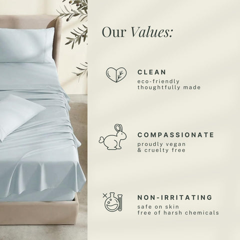 Hearth & Harbor wrinkle-free sheet surface for easy care
