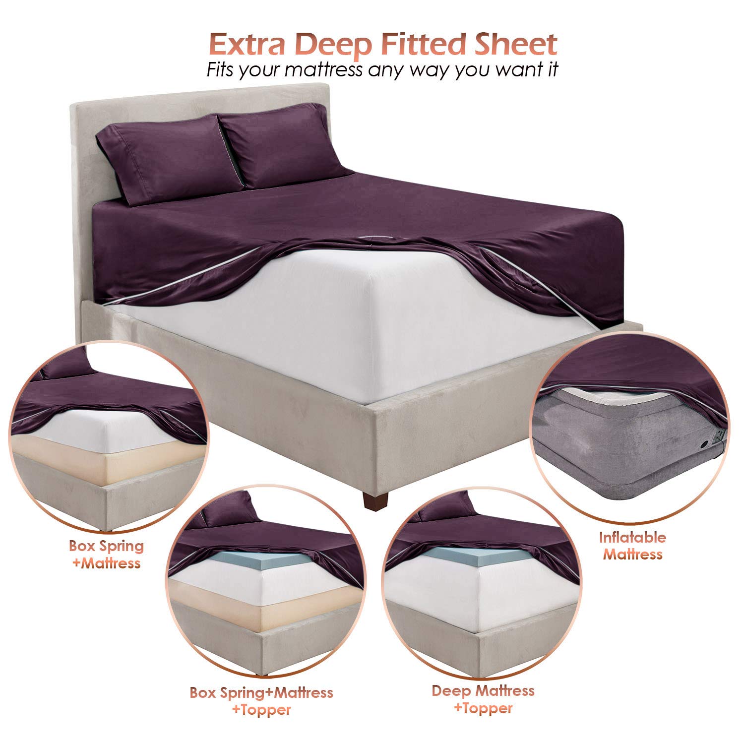 Hearth & Harbor eggplant colorfast wash demo shows durable color after laundering