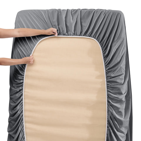 Hearth & Harbor double-brushed microfiber delivers lasting softness