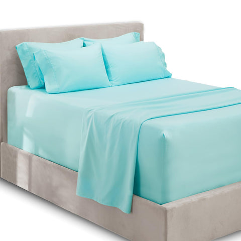 Hearth & Harbor extra deep pocket king fitted sheet for deep mattresses provides a secure fit.