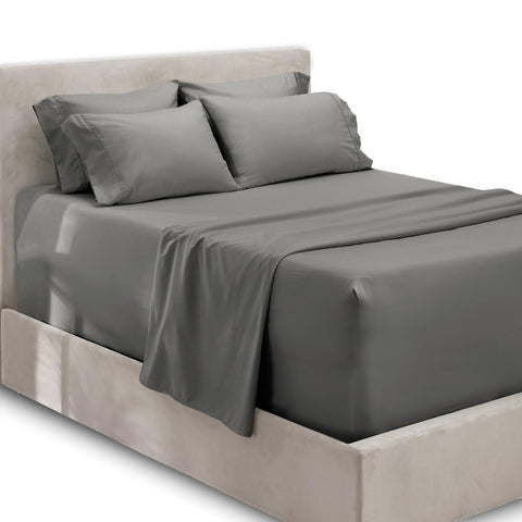 Hearth & Harbor extra deep pocket queen fitted sheet on a tall mattress